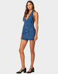 Destinee Denim Halter Mini Dress