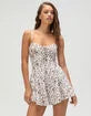 Texture Corset Womens Slip Dress