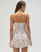 Texture Corset Womens Slip Dress
