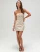 Womens Eyelet Tube Dress